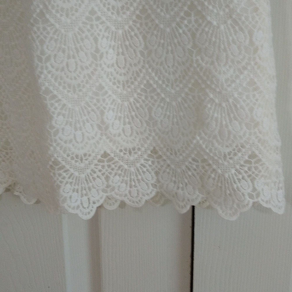 J Crew mini skirt Ivory size 2 - Picture 3 of 6